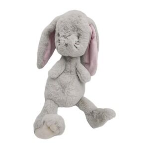 Giggle Scape Bunny 16" Super Minky Soft Grey Pink Cream Plush Target